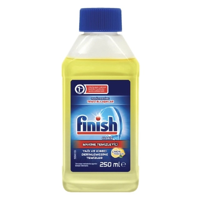مایع جرمگیر ماشین ظرفشویی فینیش Finish رایحه لیمو حجم 250 میل