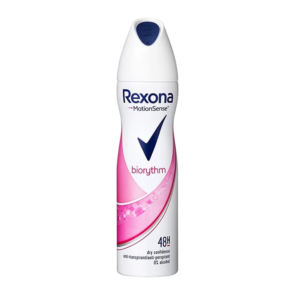 اسپری ضد تعریق زنانه رکسونا Rexona Biorythm حجم 200 میل
