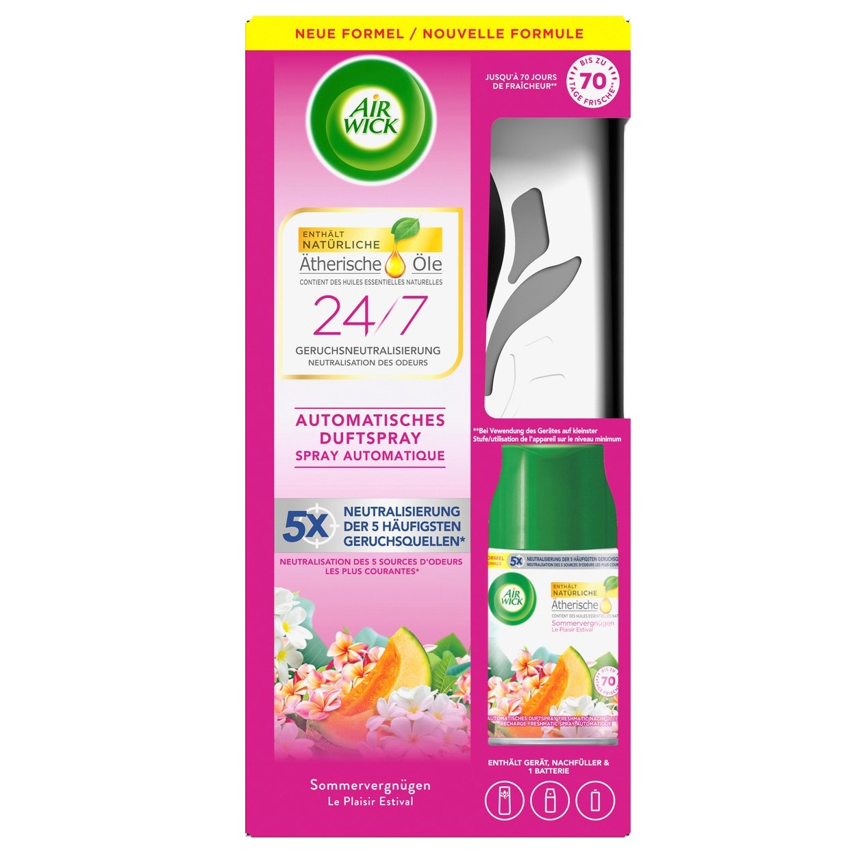 دستگاه خوشبوکننده اتوماتیک هوا ایرویک AiR WICK با رایحه میوه ای
