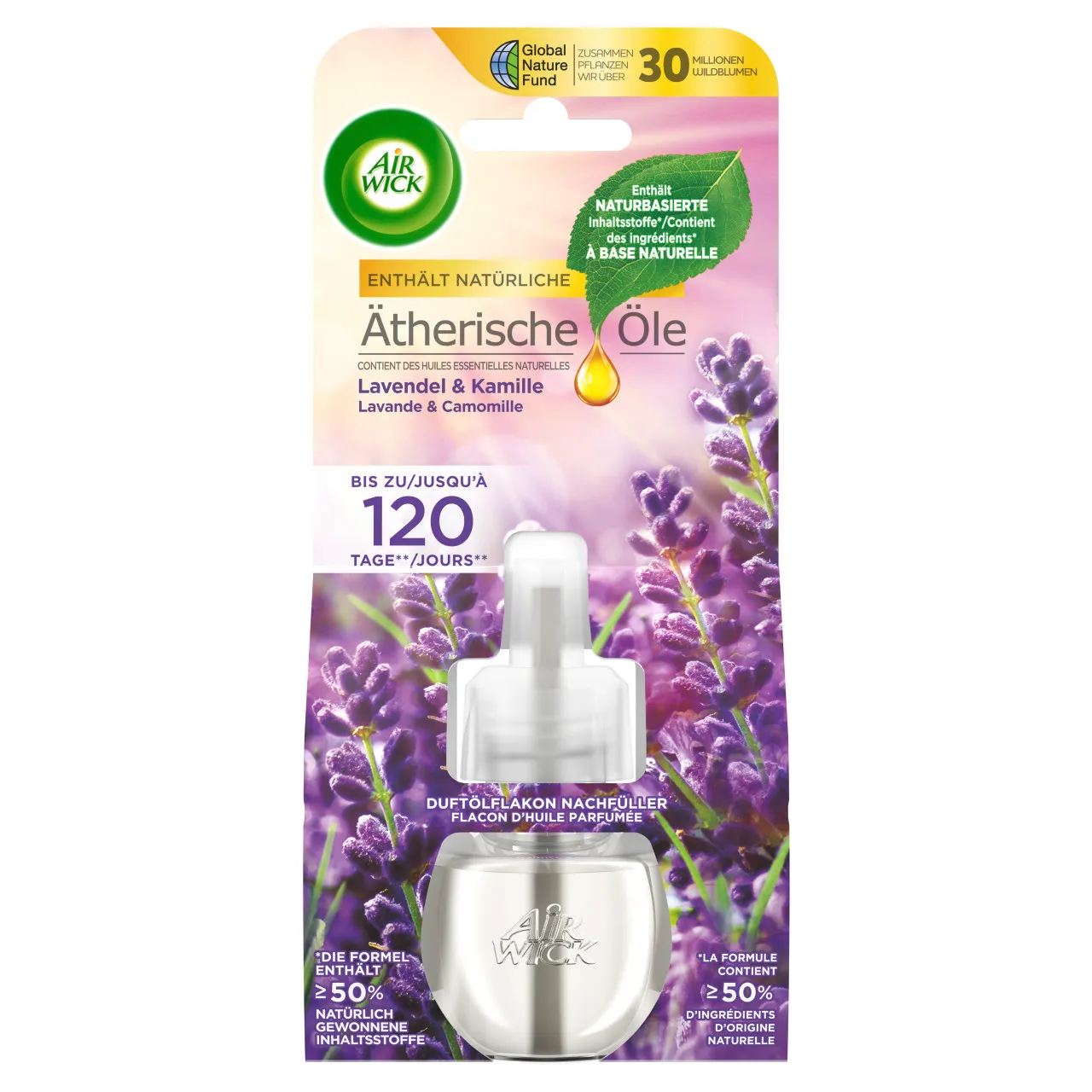 یدک دستگاه خوشبو کننده برقی ایرویک Air wick رایحه اسطوخودوس ماندگاری 120 روزه