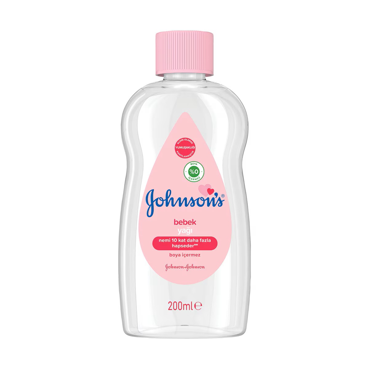 روغن بچه ضدحساسیت جانسون Johnson's Hypoallergenic حجم 200 میل