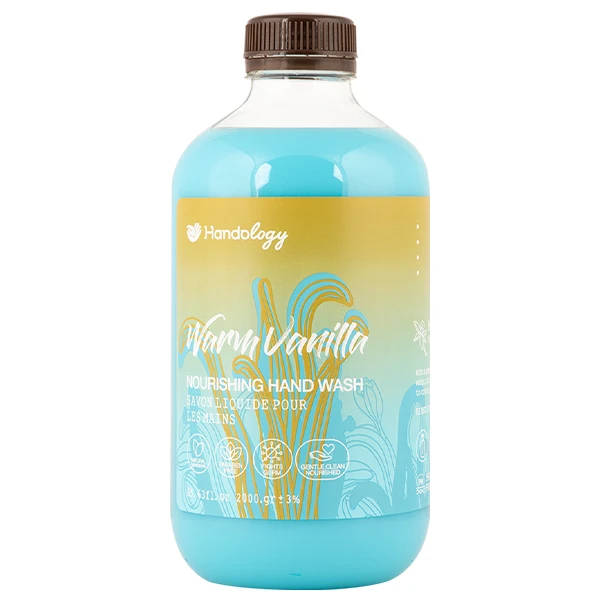 مایع دستشویی کرمی هندولوژی مدل وانیل حجم 2000ml