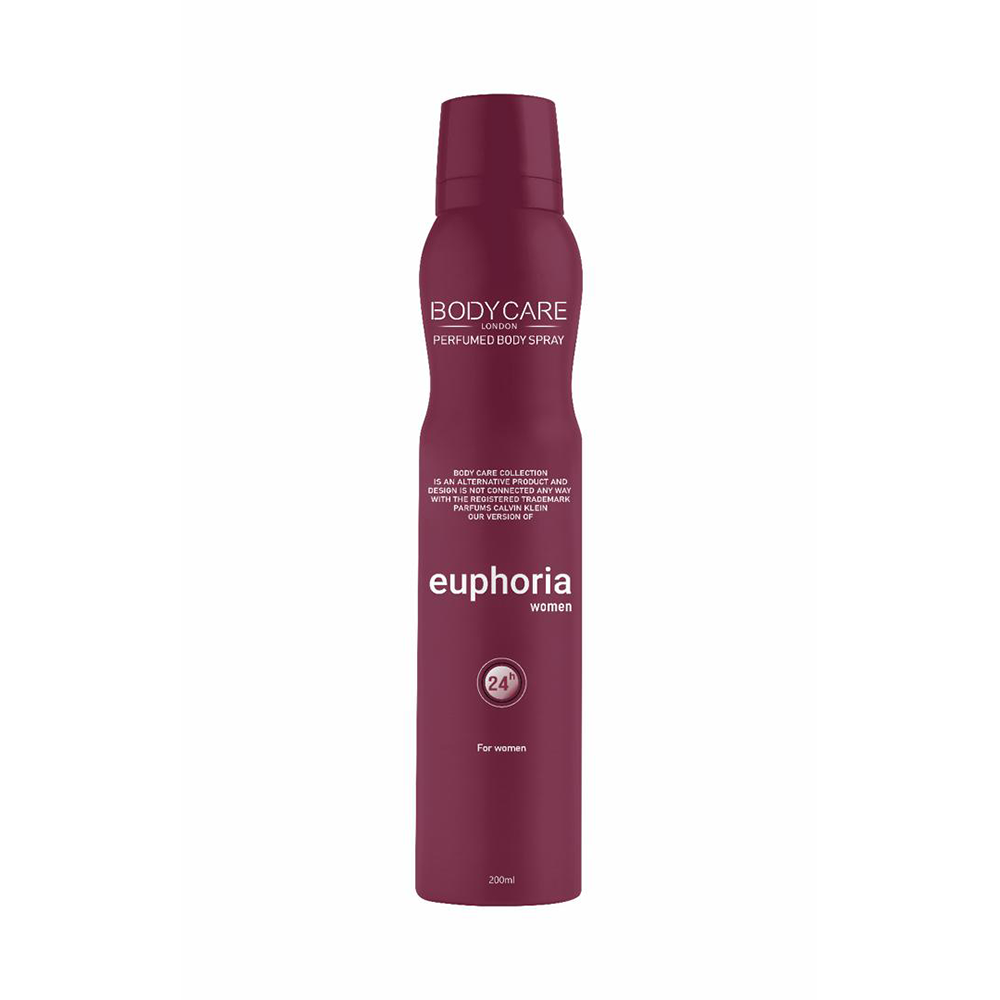 اسپری خوشبو کننده بدن زنانه ایفوریا (بادی کر)| BODY CARE SPRAY EUPHORIA