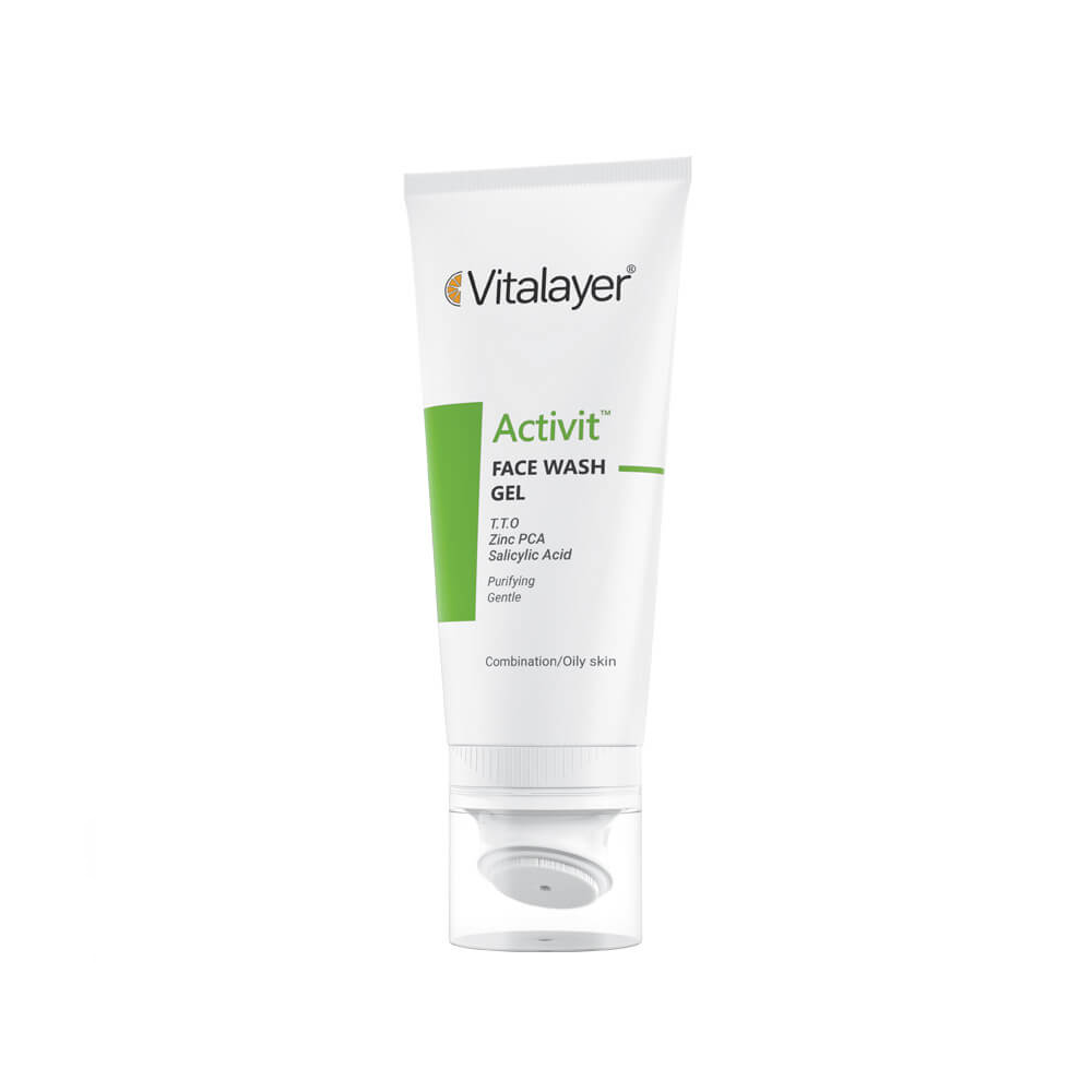 ژل براش شستشوی صورت اکتیویت ویتالیر | Vitalayer Activit Face Gel Wash