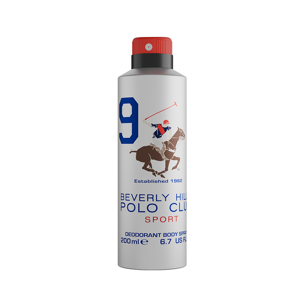 اسپری مردانه نامبر 9 کلاب پولو بورلی هیلز | Beverly Hills Polo Club Spray Sport 9 For Him