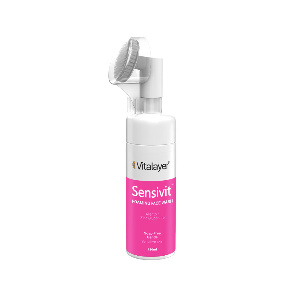 فوم پاک کننده پوست حساس سنسی ویت ویتالیر | Vitalayer Sensivit Face Foaming Wash