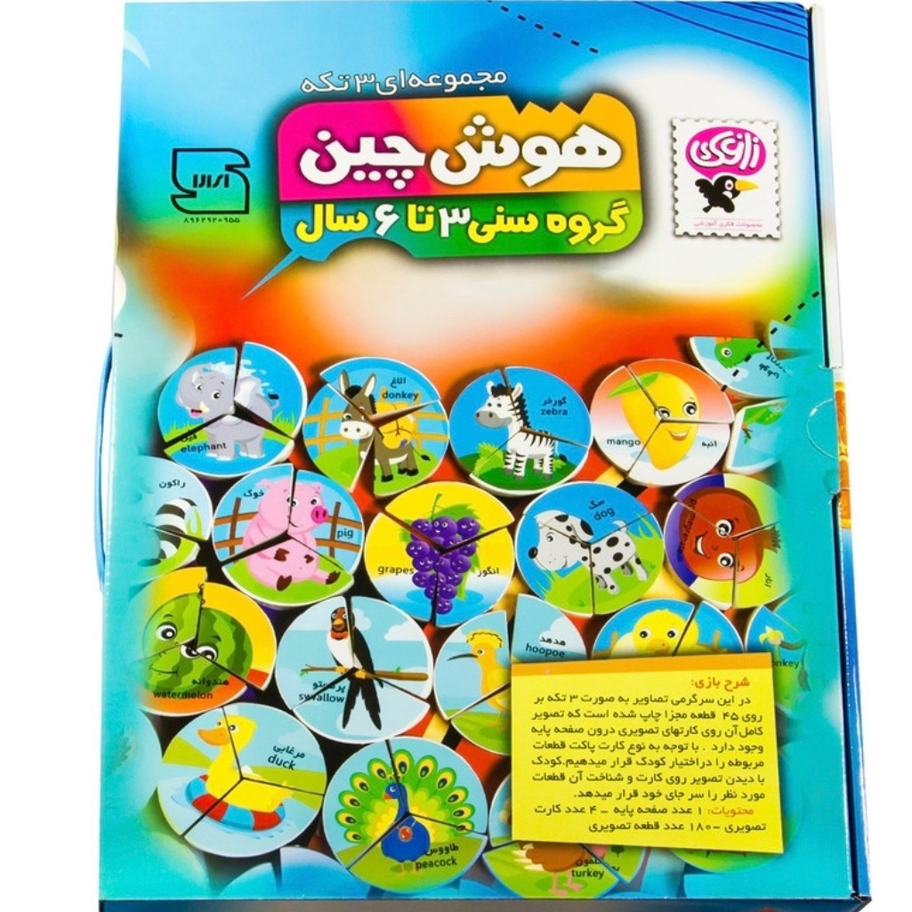 بازی فکری هوش چین 3 تیکه