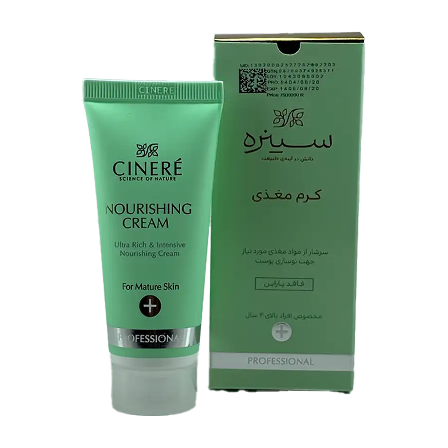 کرم مغذی سینره مخصوص افراد بالای 40 سال – بازسازیکننده و ضدچروک – حجم 40 میلیلیتر