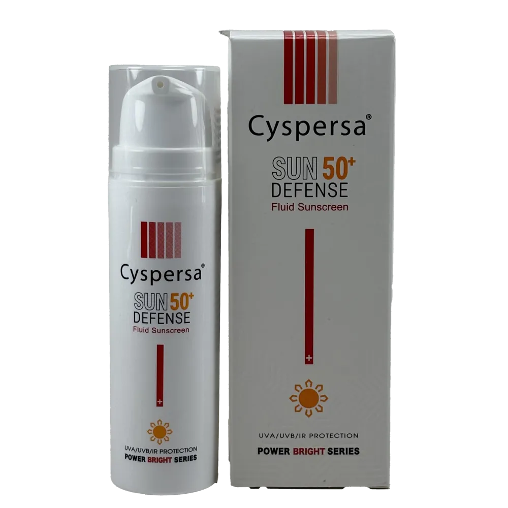 فلوئید ضدآفتاب پاوربرایت سیسپرسا SPF50 | ضد لک و روشن کننده، محافظت کامل پوست