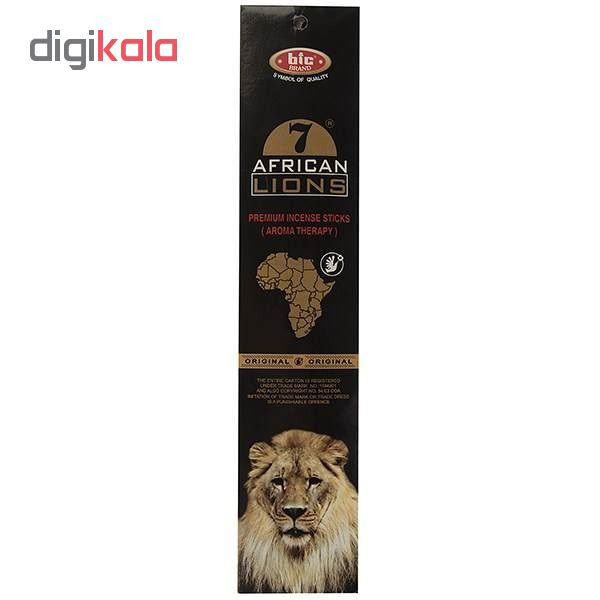 1 عود بیک مدل African Lions کد 395 بسته 12 عددی 2501