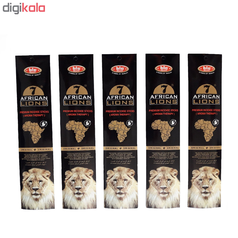 1 عود خوشبو کننده بیک مدل african lions بسته 5 عددی 2501