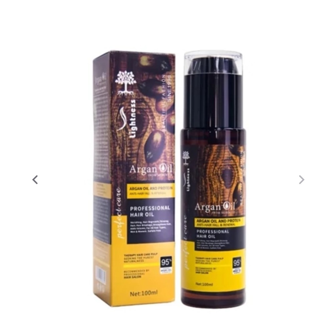 روغن آرگان بدون سولفات مو لایتنس Lightness اصل اسلواکی 100 میل