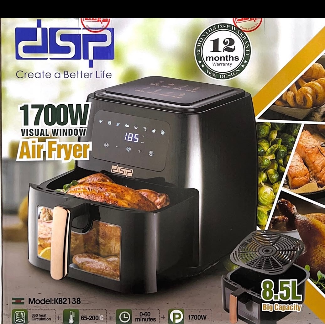 سرخکن 8.5 لیتر DSP دوالمنت پنجره دار مدل 2138