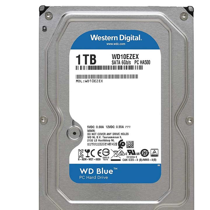 هارد دیسک اینترنال وسترن دیجیتال WD10EZEX ظرفیت 1 ترابایت