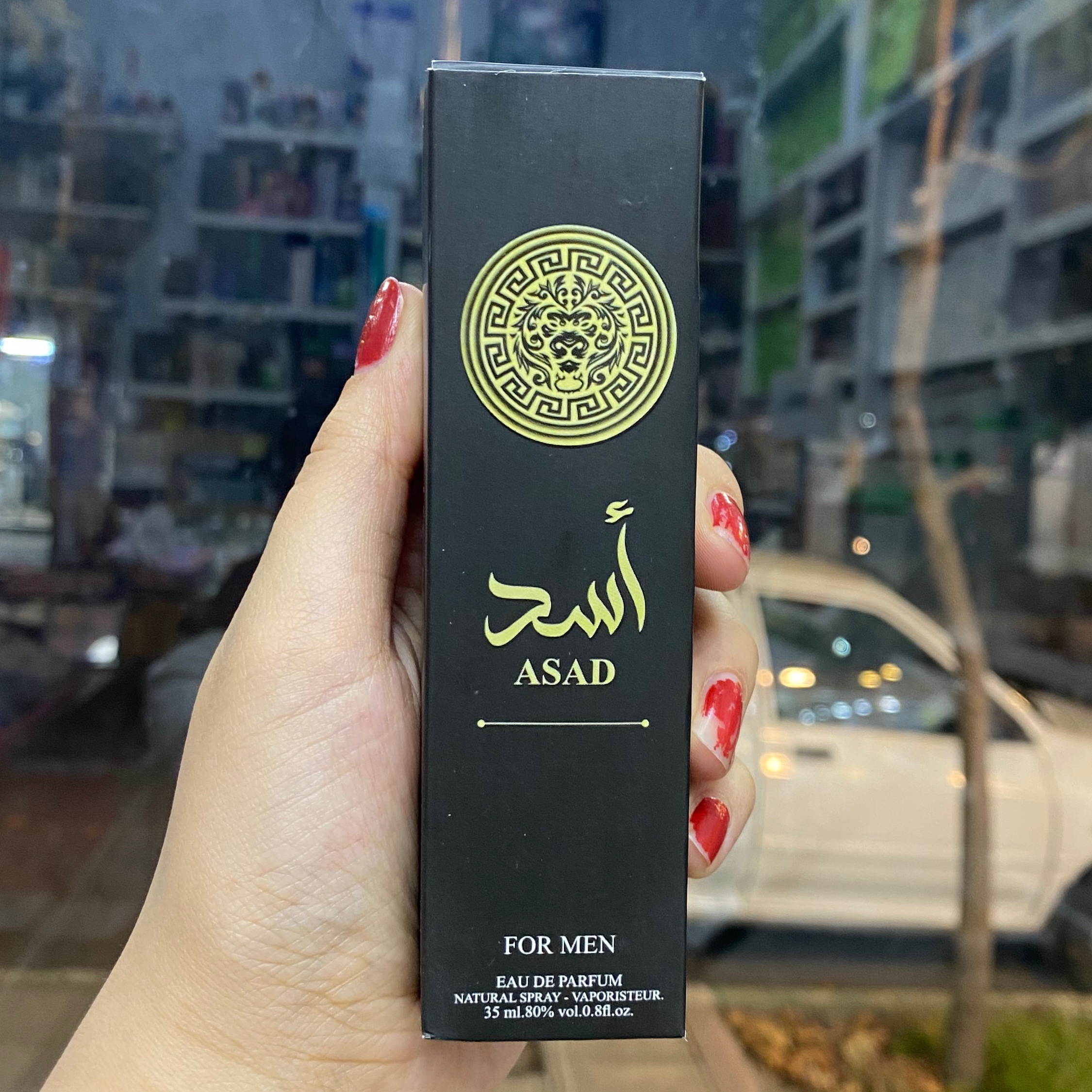 ادکلن الحمرا رایحه اسد Asad حجم 35 میلی لیتر اورجینال 