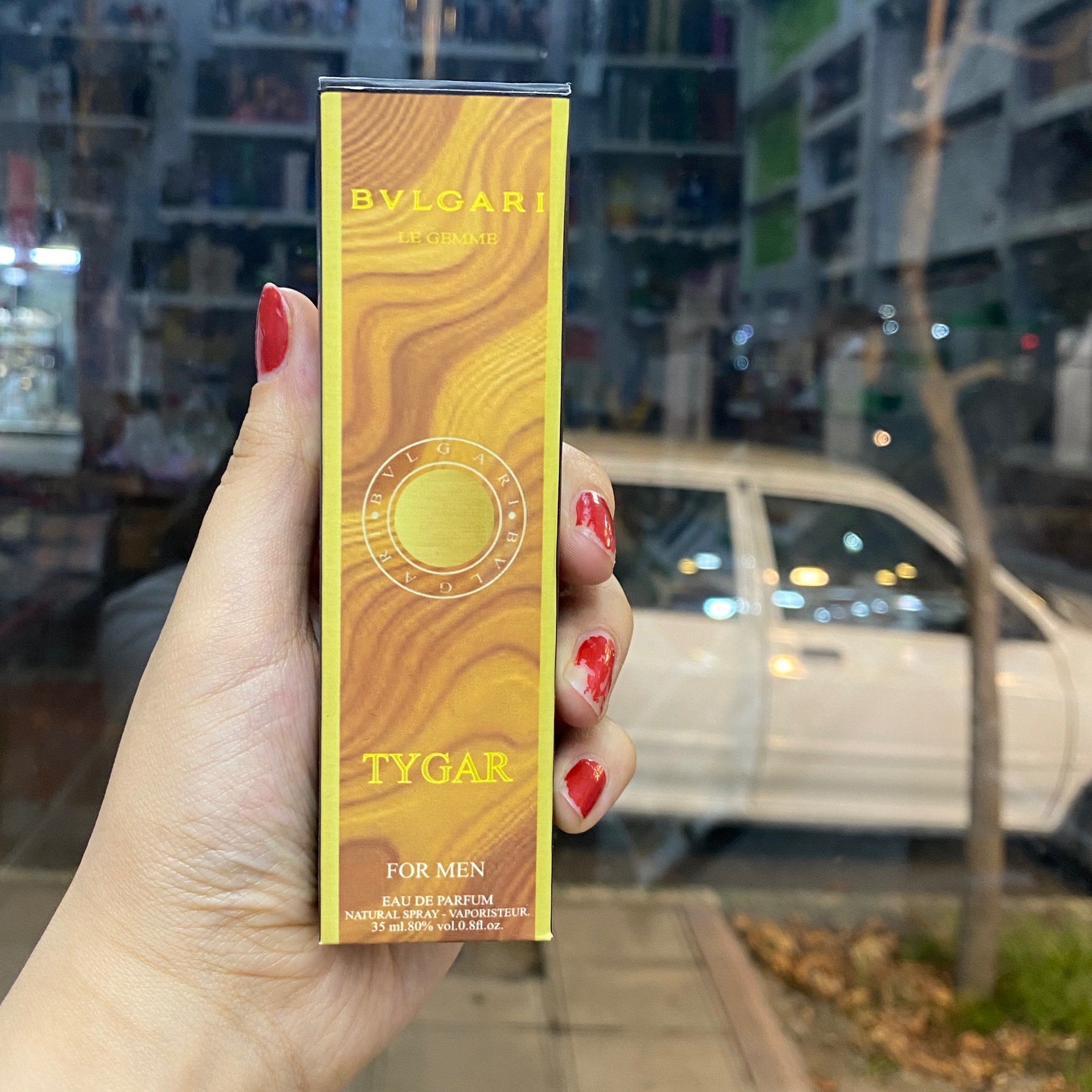 ادکلن الحمرا رایحه بولگاری تایگر Bvlgari tygar حجم 35 میلی لیتر اورجینال 