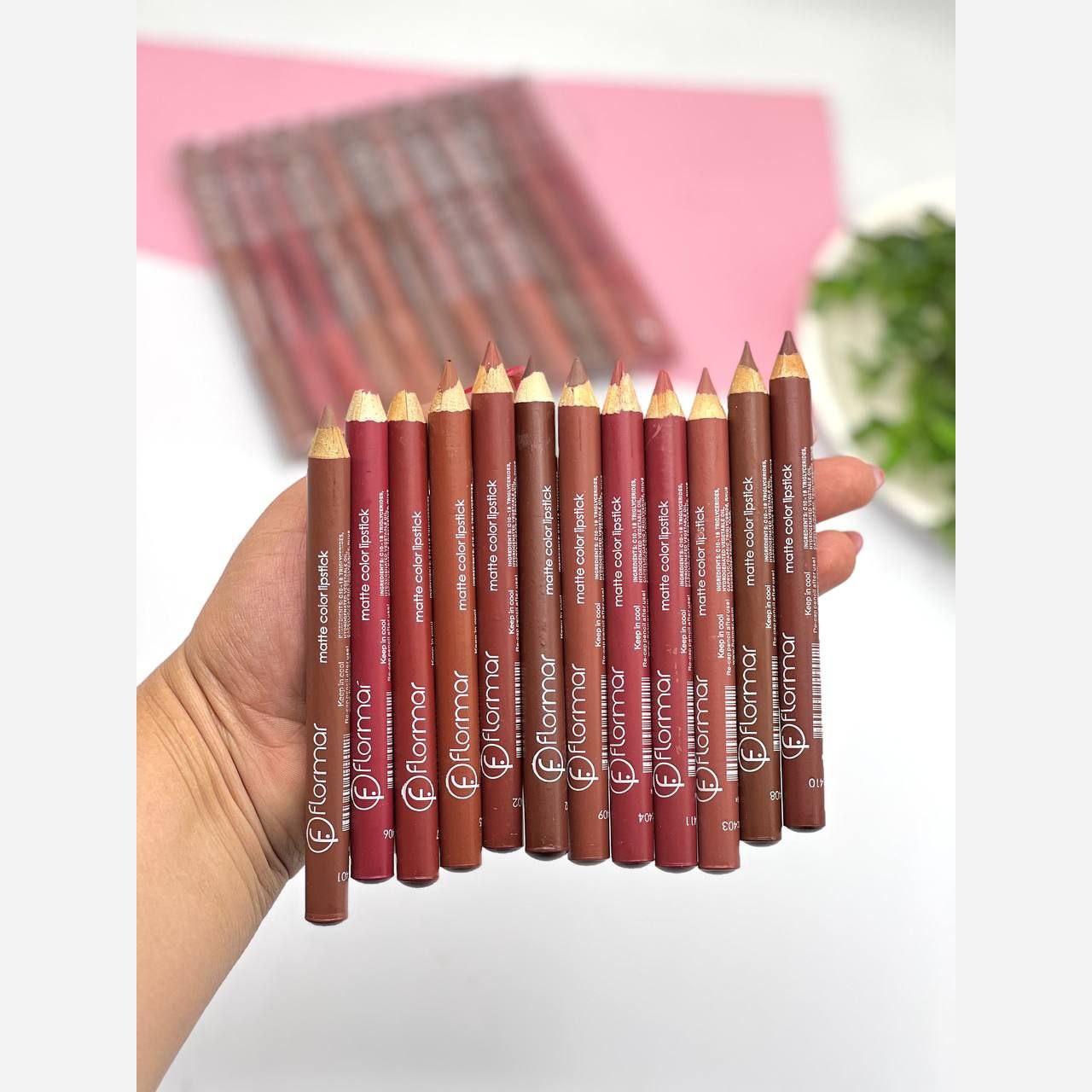 رژمدادی فلورمار تراش دار(12عدد)