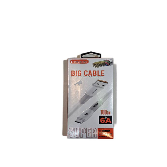 کابل شارژر تایپ سی DEKKIN مدل DK-A216