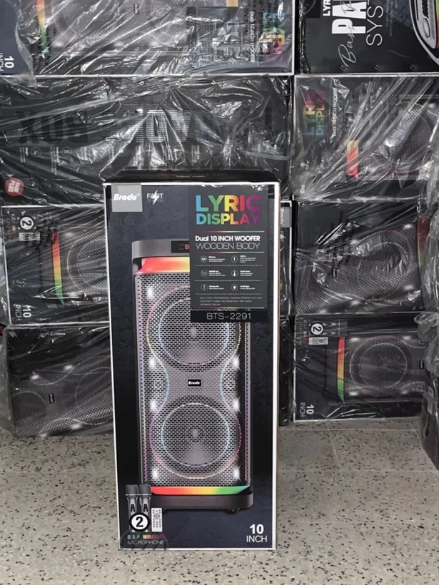 اسپیکر BTS 2291 BRODU سایز 20 اینچ پس کرایه