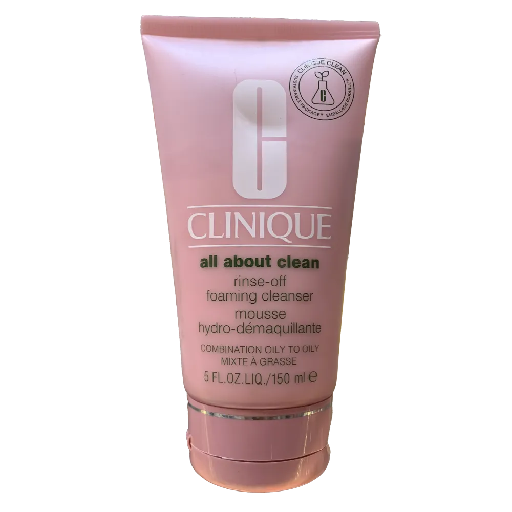 فوم شوینده صورت کلینیک مدل All About Clean Rinse-Off Foaming Facial Cleanser مخصوص پوست چرب حجم 150 میلی لیتر