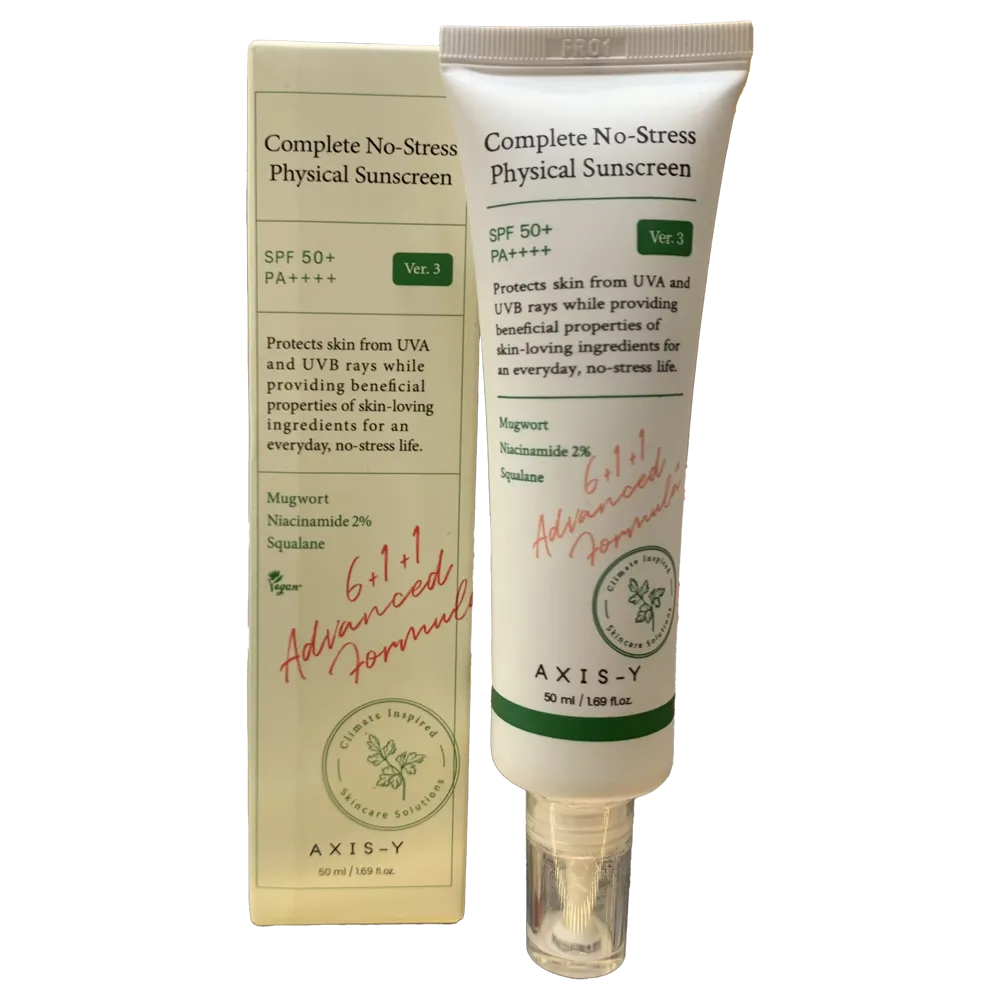 کرم ضد آفتاب بدون رنگ اکسیس وای SPF 50 مدل Complete No Stress حجم 50 میلی لیتر