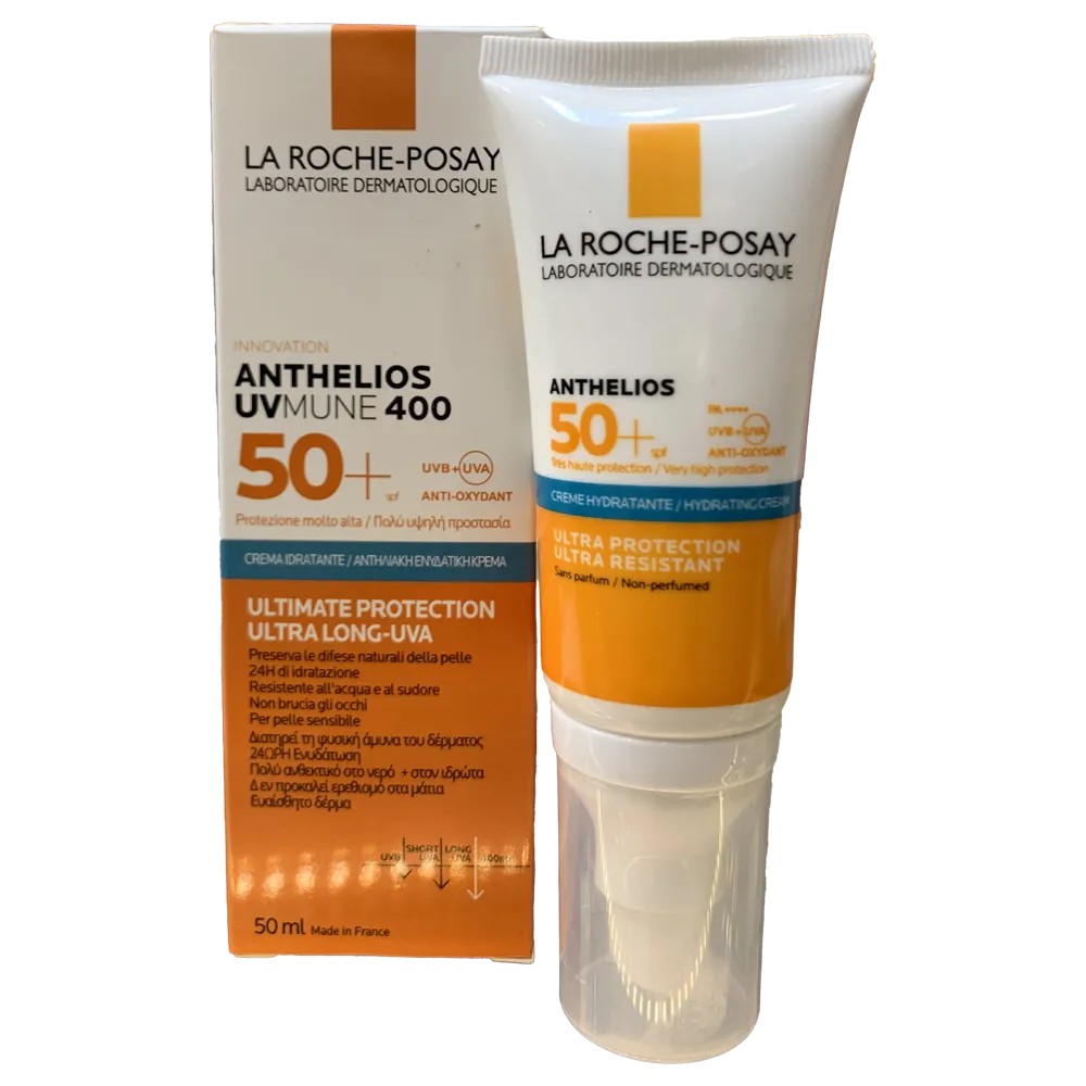 کرم ضد آفتاب بدون رنگ لاروش پوزای UVMune 400 SPF 50 حجم 50 میلی لیتر