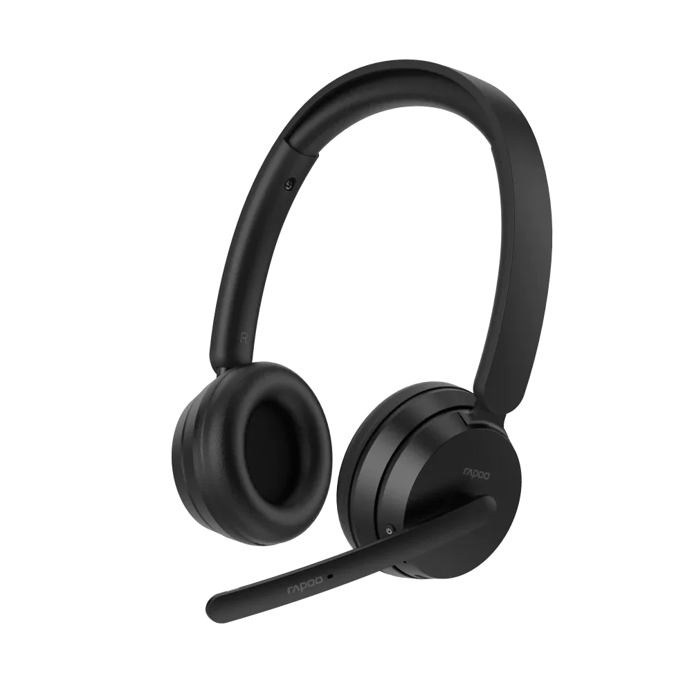 هدست بی سیم جدید رپو Rapoo H200 Dual Mode Wireless Stereo Headset با اتصال دوگانه (دانگل و بلوتوث)