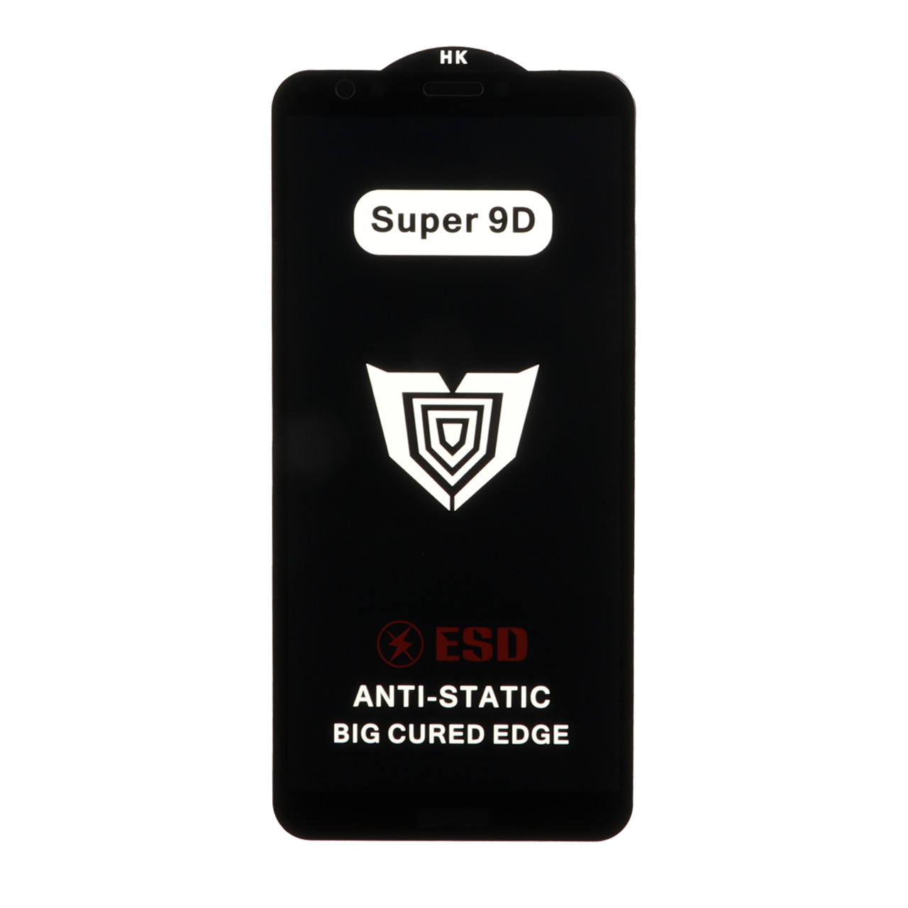 محافظ صفحه نمایش شیشه ای Full Cover ESD Anti Static - Super 9D مدل Huawei Y7 (2018) / Honor 7C (بدون پک)