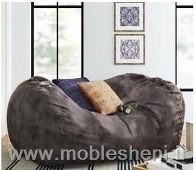 مبل بین بگ راحتی ،دونفره مخملی،الیافی06