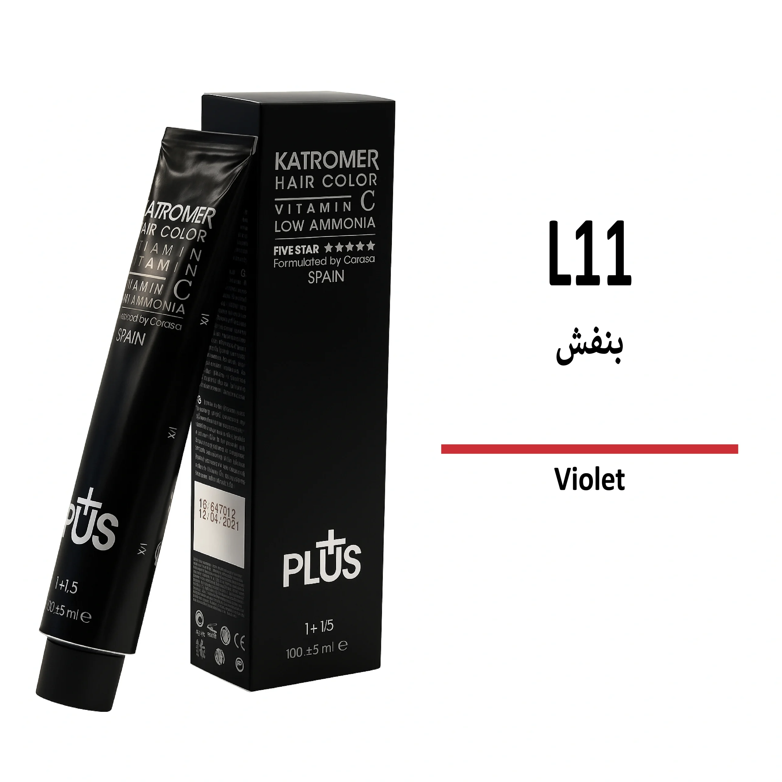 رنگ مو کاترومر بنفش L11
