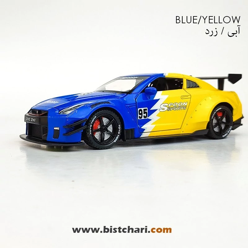 ماشین بازی مدل نیسان فلزی GTR R35