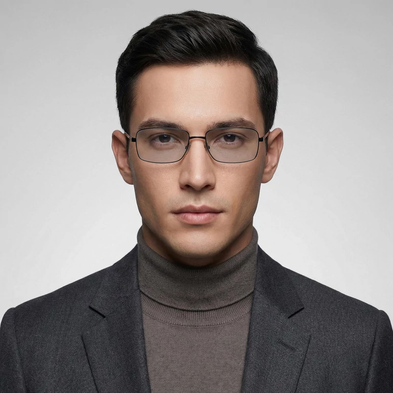 فریم عینک طبی مستطیلی ری بن مدل 0RX6329-2509 مناسب برای صورت بیضی، قلب و گرد