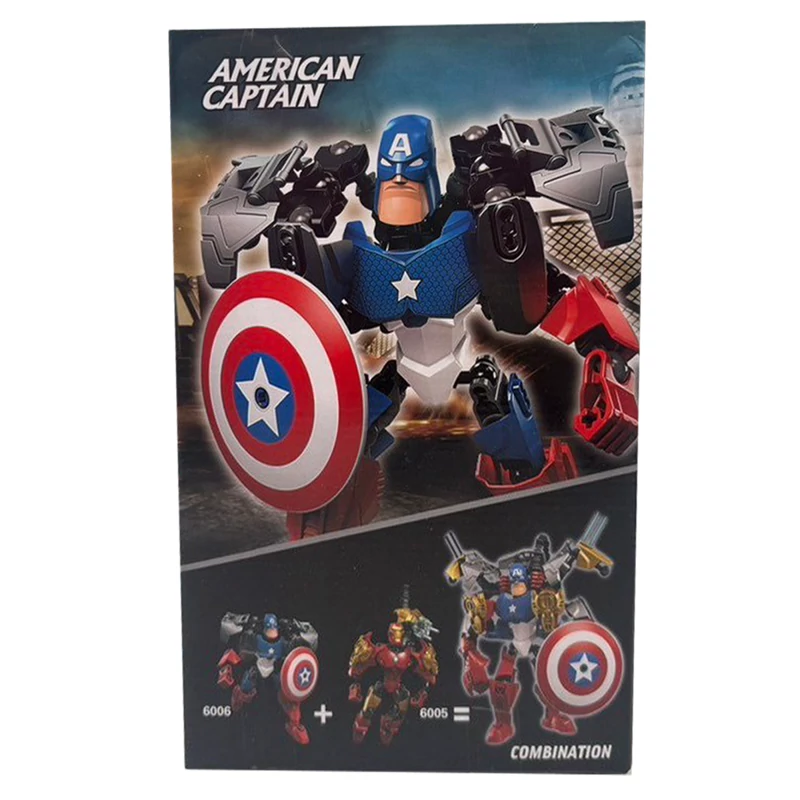ساختنی لگو کاپیتان آمریکا Capitan America کد 6006