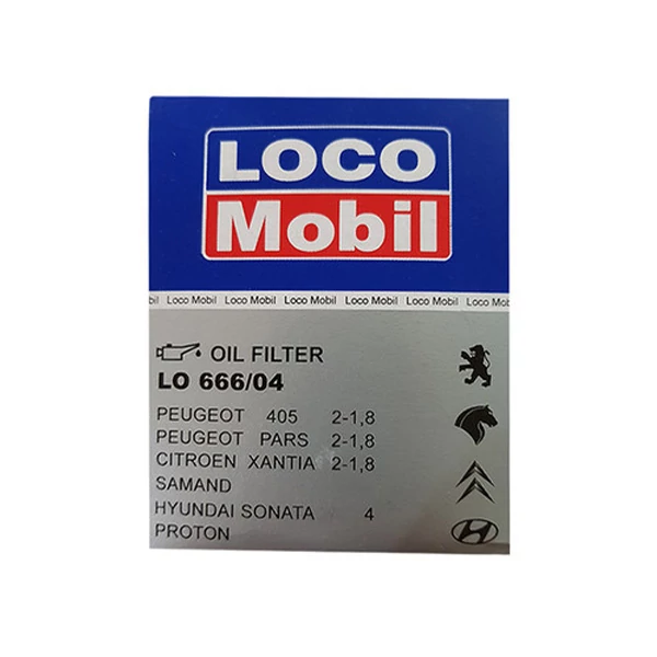 فیلتر روغن پژو 405، پرشیا، سمند لوکومبیل برای کد LO66604 (هزینه ارسال پس‌کرایه)