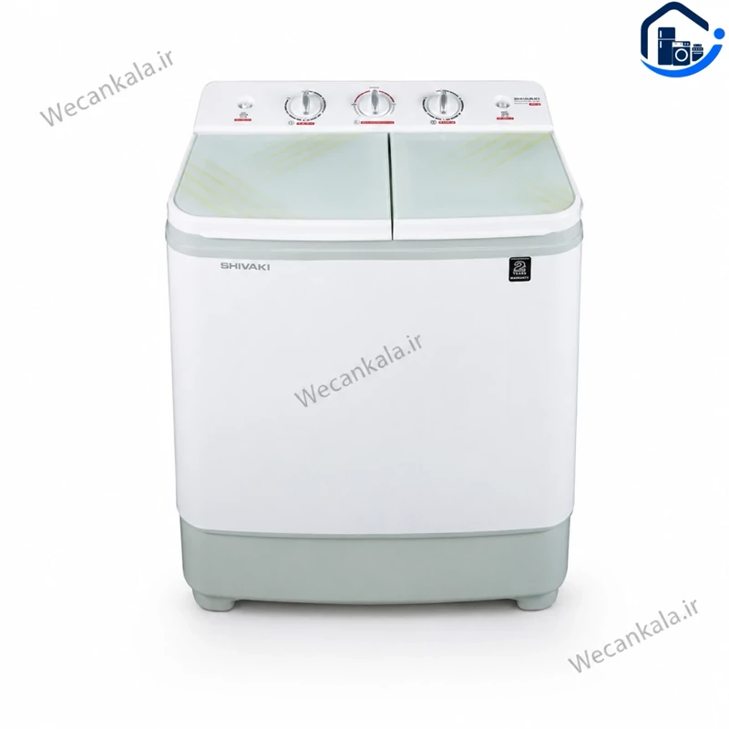 مینی واش سیلور لوکس دوقلو درب شیشه ای مدل SLW4500TG