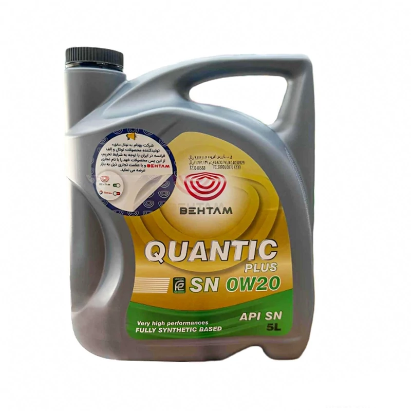 روغن موتور بهتام کوانتیک 0W20 (پنج لیتری) SN