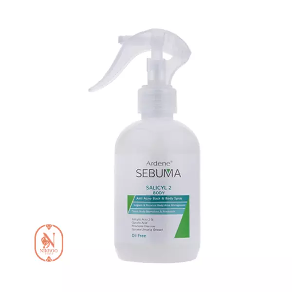 اسپری ضد جوش آردن سبوما مدل SALICYL2 حجم 250 میل