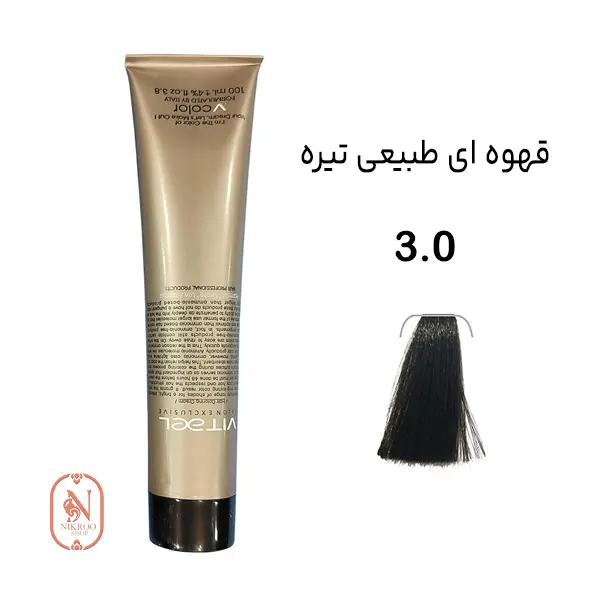 رنگ مو VITAEL 3/0