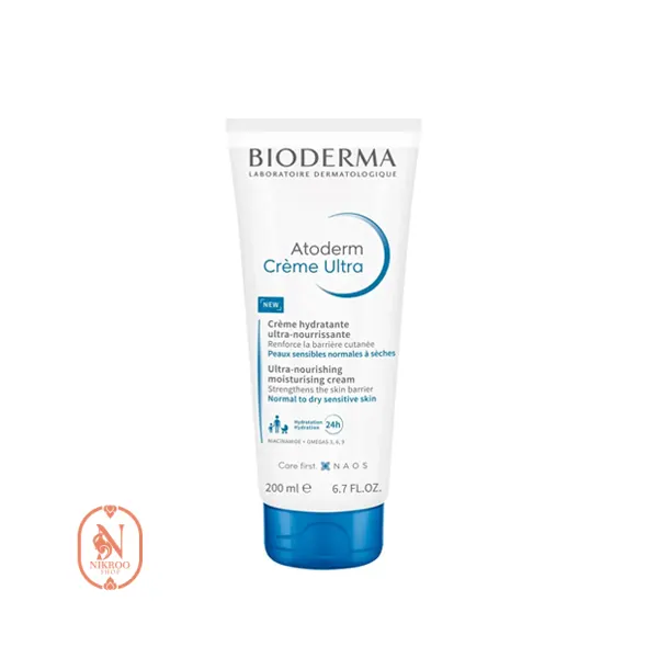 کرم مرطوب کننده بایودرما مدل Atoderm حجم 200 میل