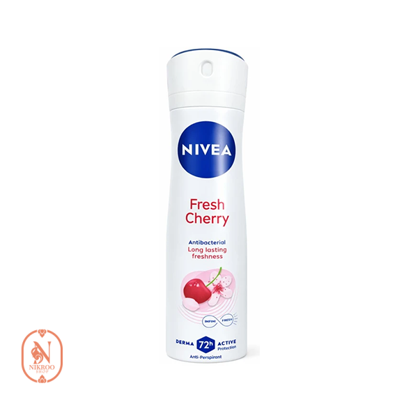 اسپری ضدتعریق زنانه نیوا مدل Fresh Cherry حجم 150 میلیلیتر