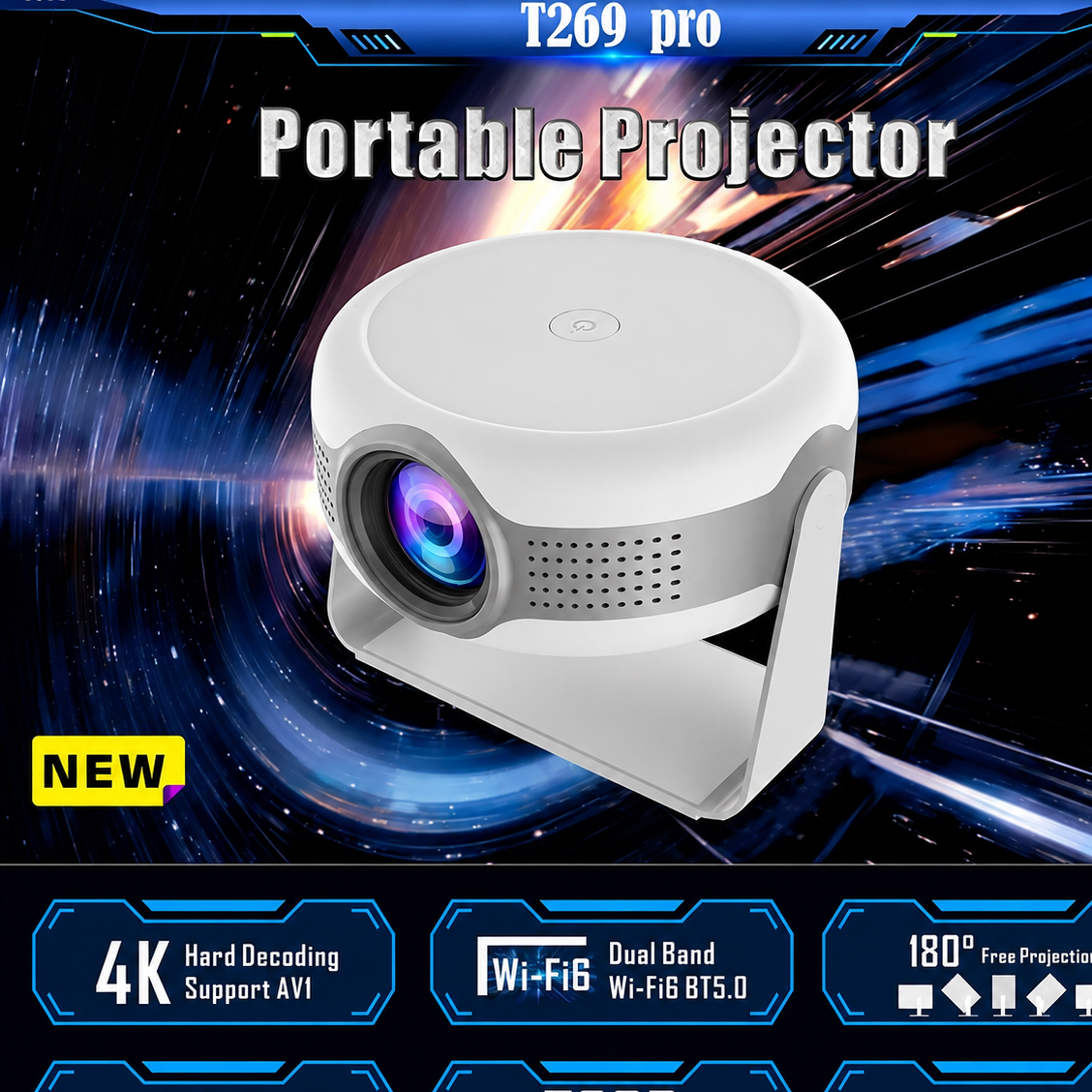 ویدیو پروژکتور هوشمند Tripsky T269 Pro