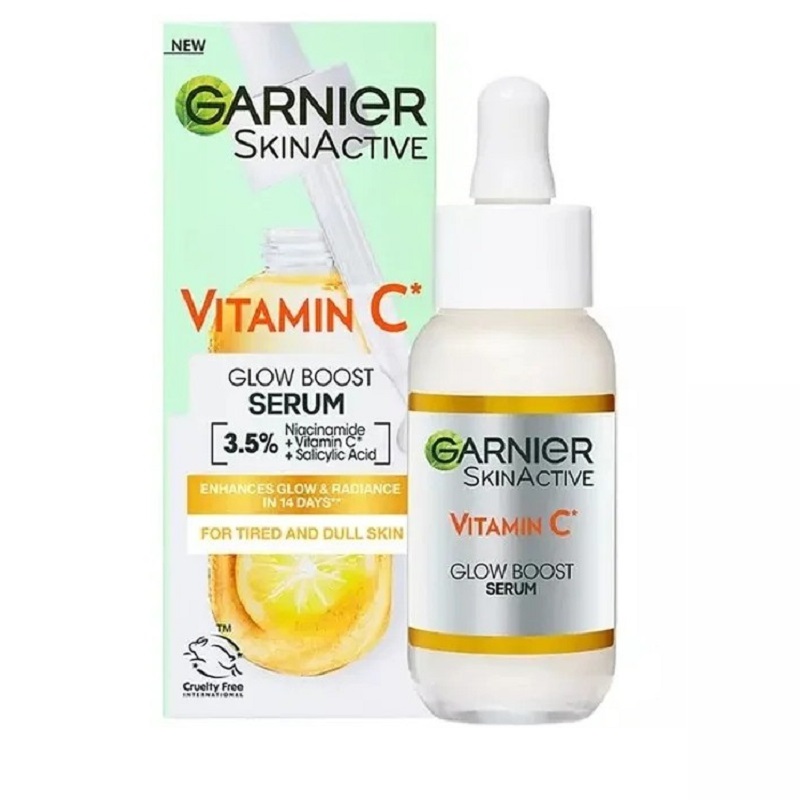 سرم روشن کننده VITAMIN C گارنیر مناسب انواع پوست حجم 30mL