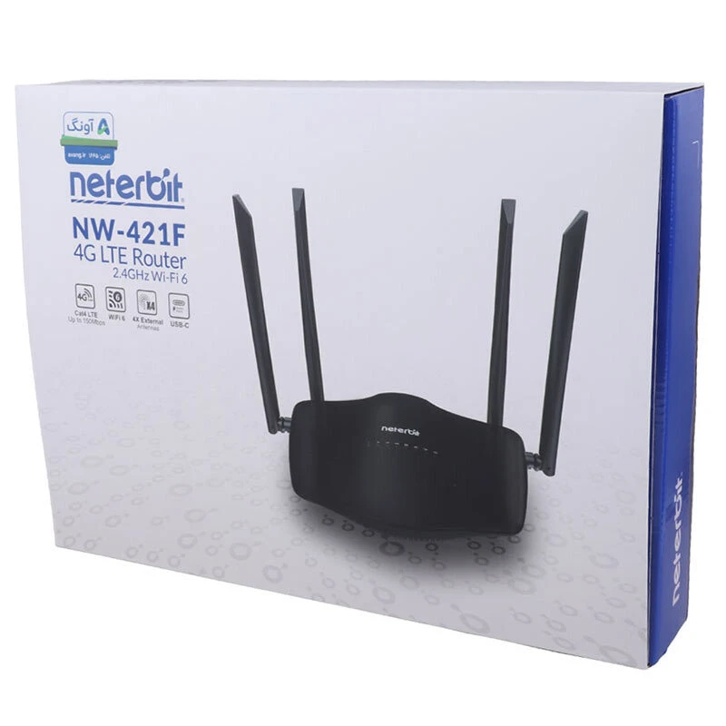 مودم روتر سیمکارتی 4G LTE نتربیت Neterbit NW-421F