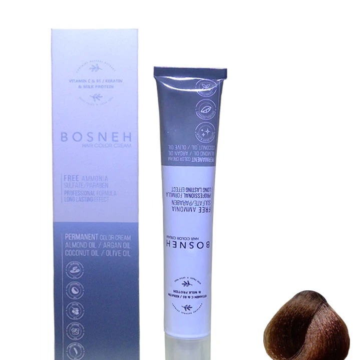 رنگ مو شماره 6.0 رنگ بلوند تیره قوی بوسنه (100ml)