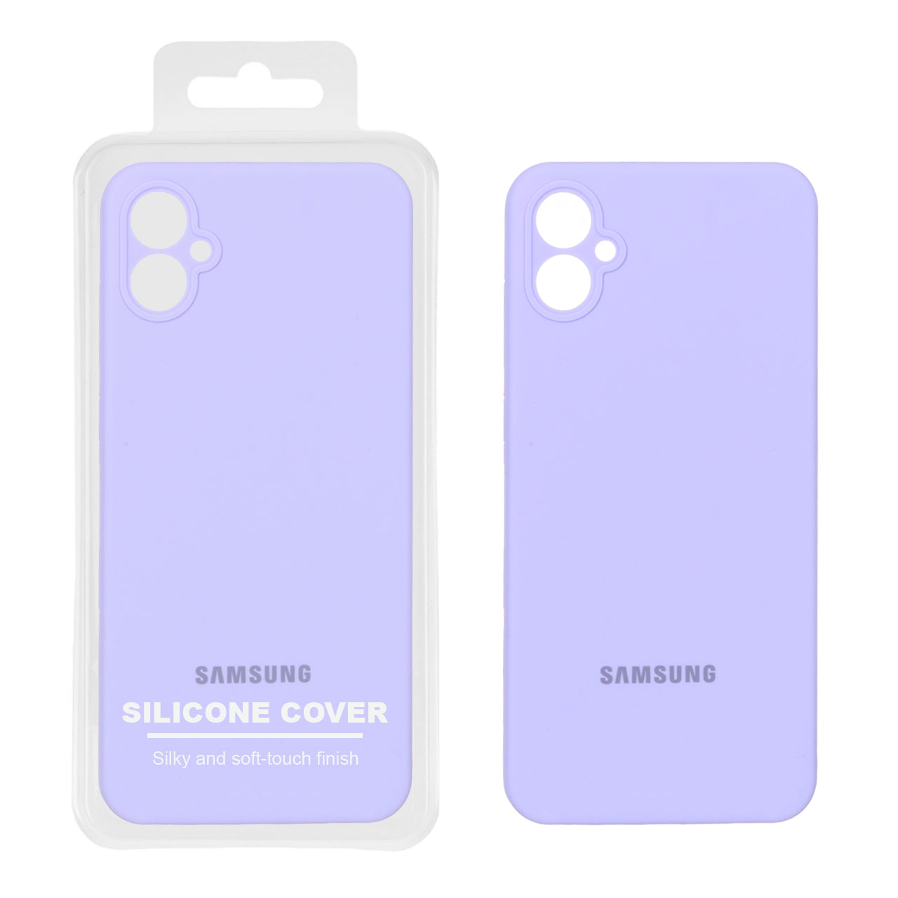 خریدقاب سیلیکونی پاک کنی اورجینال Master Quality مدل Samsung Galaxy A05 - بنفش روشن (پک دار)تاپگارد