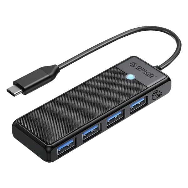 هاب 4 پورت USB3.0 اوریکو مدل ORICO PAPW4A-C3-18 اتصال Type-C