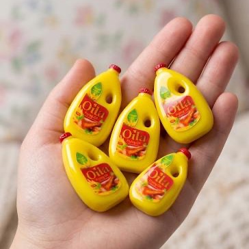 اسباب بازی مینیاتوری مگنت دار روغن مایع
