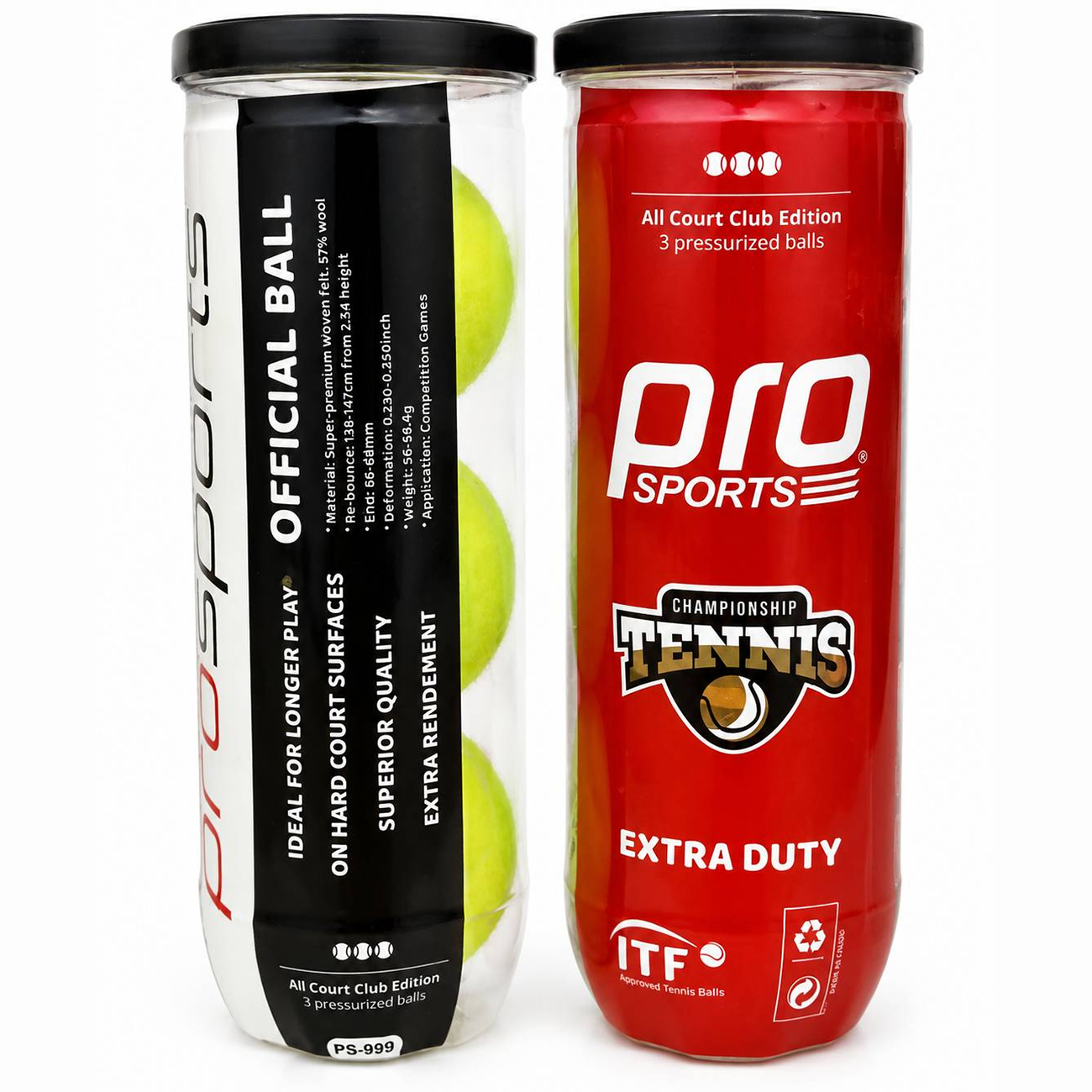 توپ تنیس پرو اسپورتز Pro Sports مدل PS-999 بسته 3 عددی