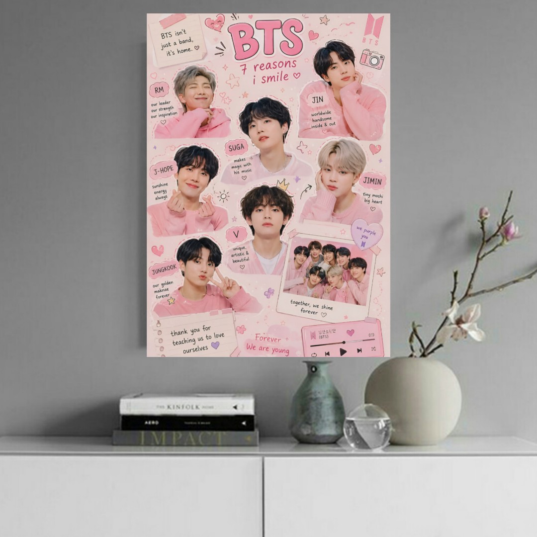 تابلو شاسی طرح بی.تی.اس BTS