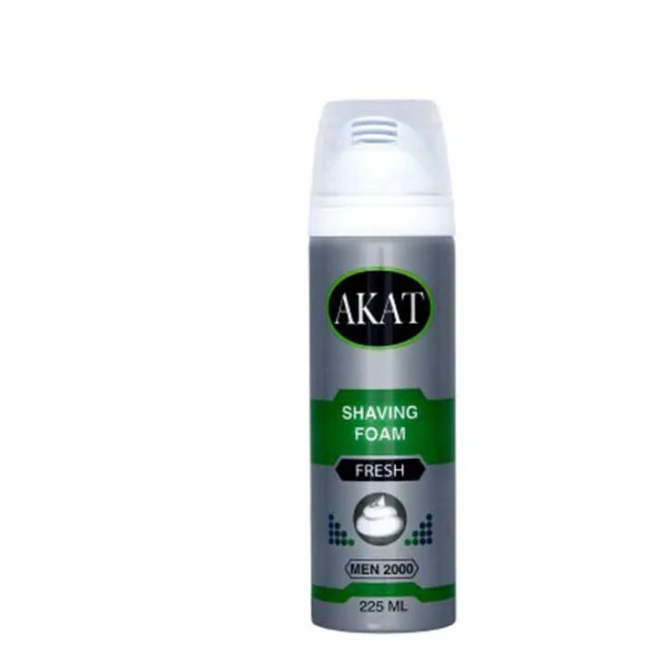 کف ریش مردانه آکات فرش با حجم 225 میلی لیتر Akat Shaving Foam Fresh